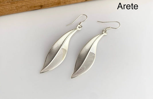 Aretes hojas otoñales